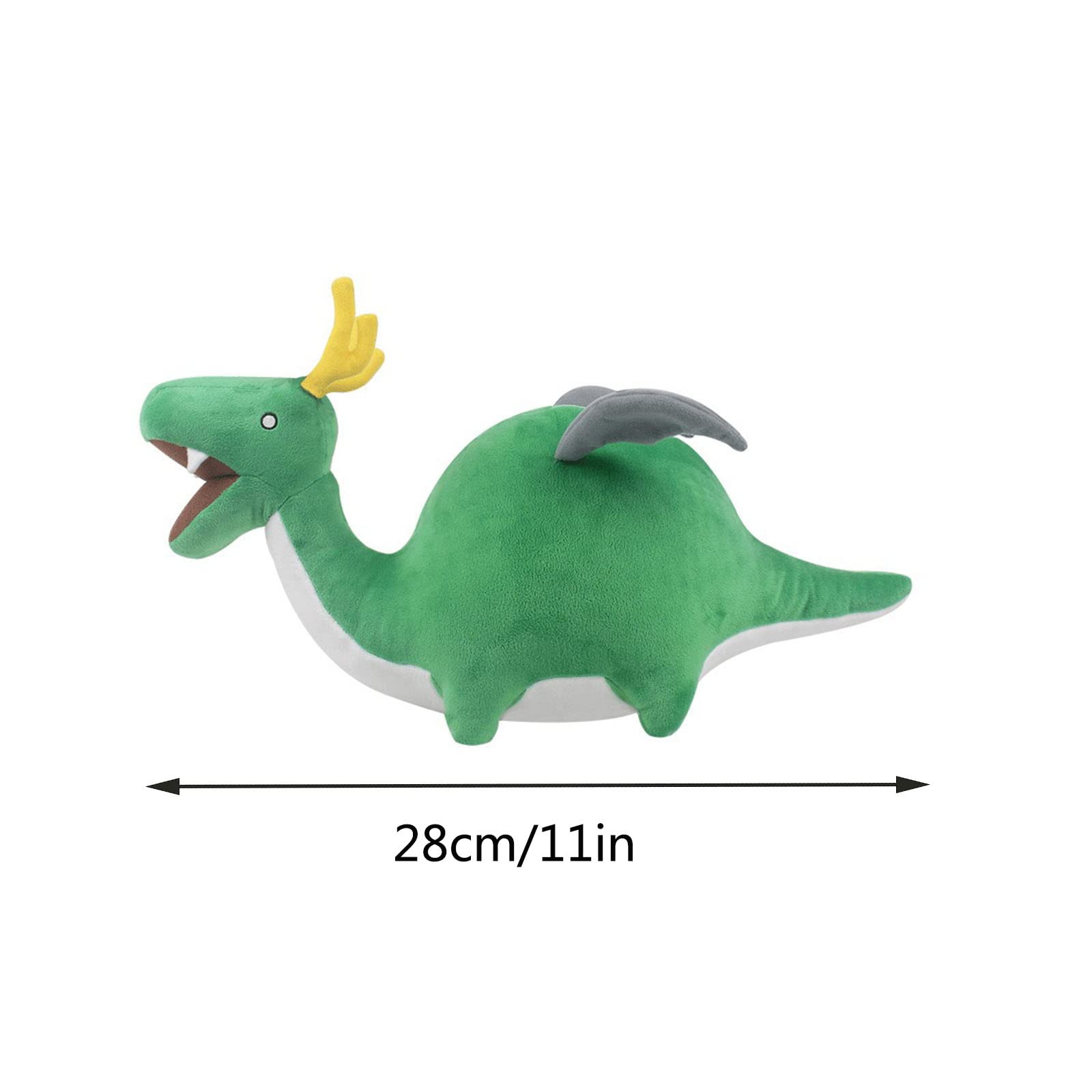 TOKZON Anime Miss Kobayashi's Dragon Maid Dinosaur Plush Toys, Kobayashi-san Chi No Maid Dragon Kanna Kamui Plushie, Gift for Kids-1set