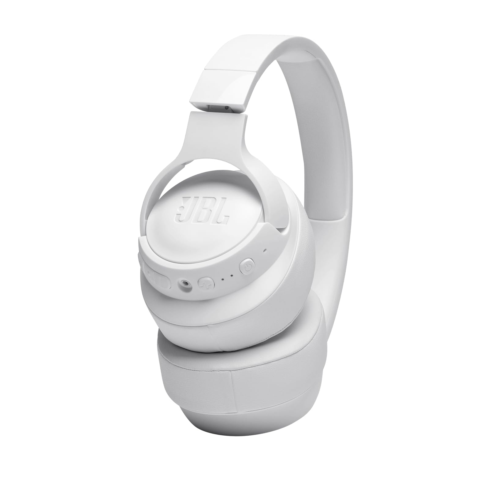 JBL Tune 760NC - Lightweight, Foldable Over-Ear Wireless Headphones with Active Noise Cancellation - White, Medium