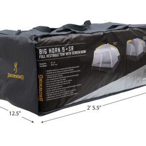 Browning Camping Big Horn 5-Person + SR - Charcoal/Gray