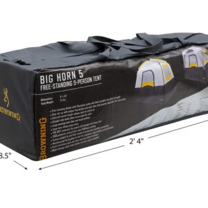 Browning Camping Big Horn 5 Tent - Charcoal/Gray