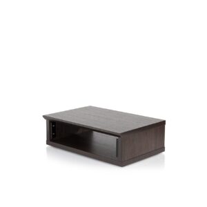 Gator Frameworks Elite Furniture Series 2U Wood Desktop Studio Rack in Dark Walnut Brown Finish (GFW-ELITERK-2U-BRN)