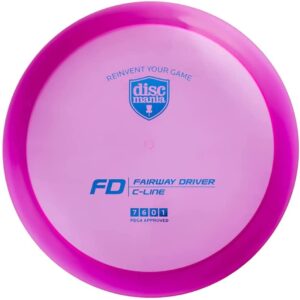 Discmania C-Line FD Disc Golf Fairway Driver – Straight Fairway Drives, Colors Will Vary (173-176g)