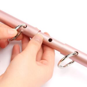 2 adjustable bar, rose gold