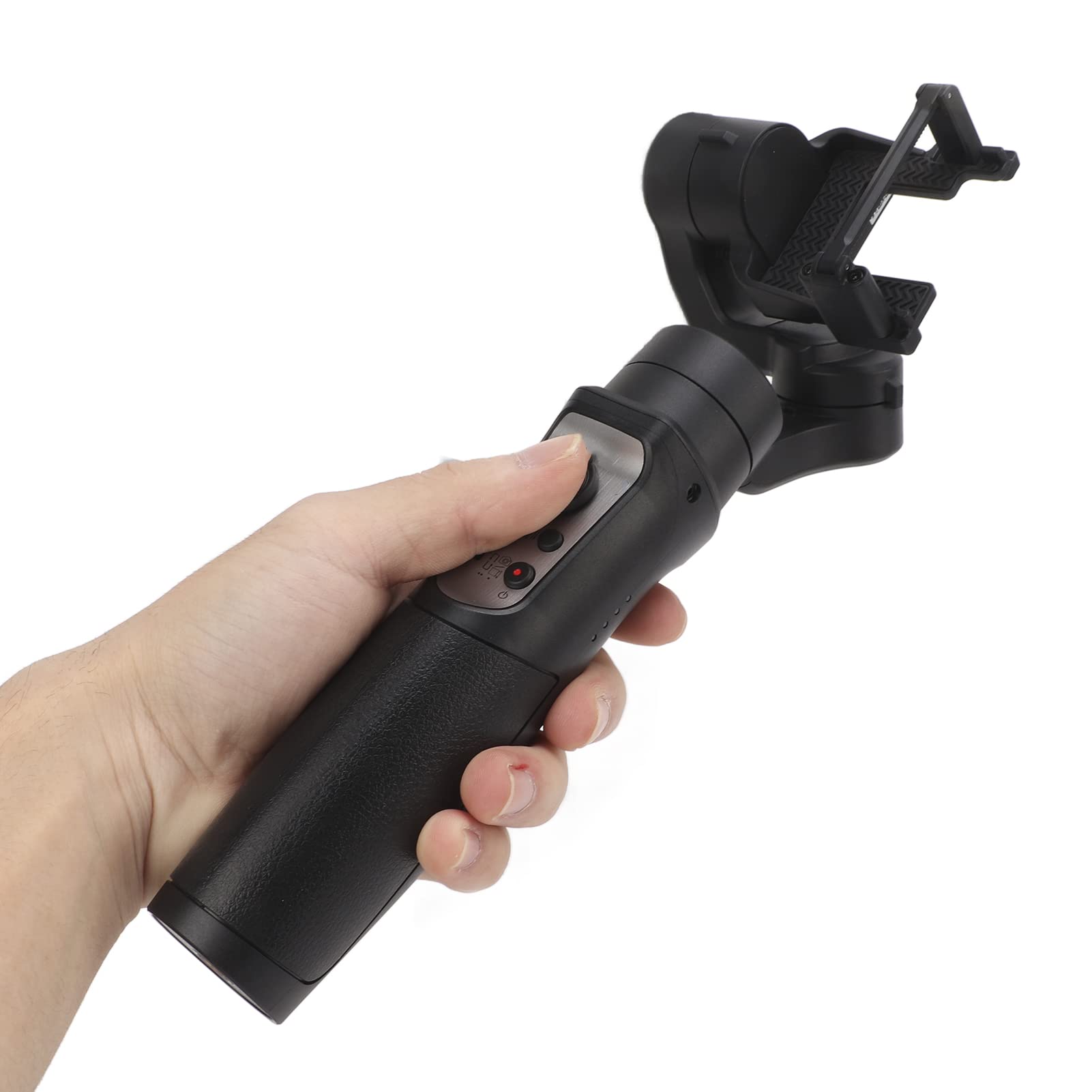 Camera Stabilizer, Handheld Stabilizer Flexible Anti Shake 14h Endurance 3 Connection Quick Release Clip for ONE R