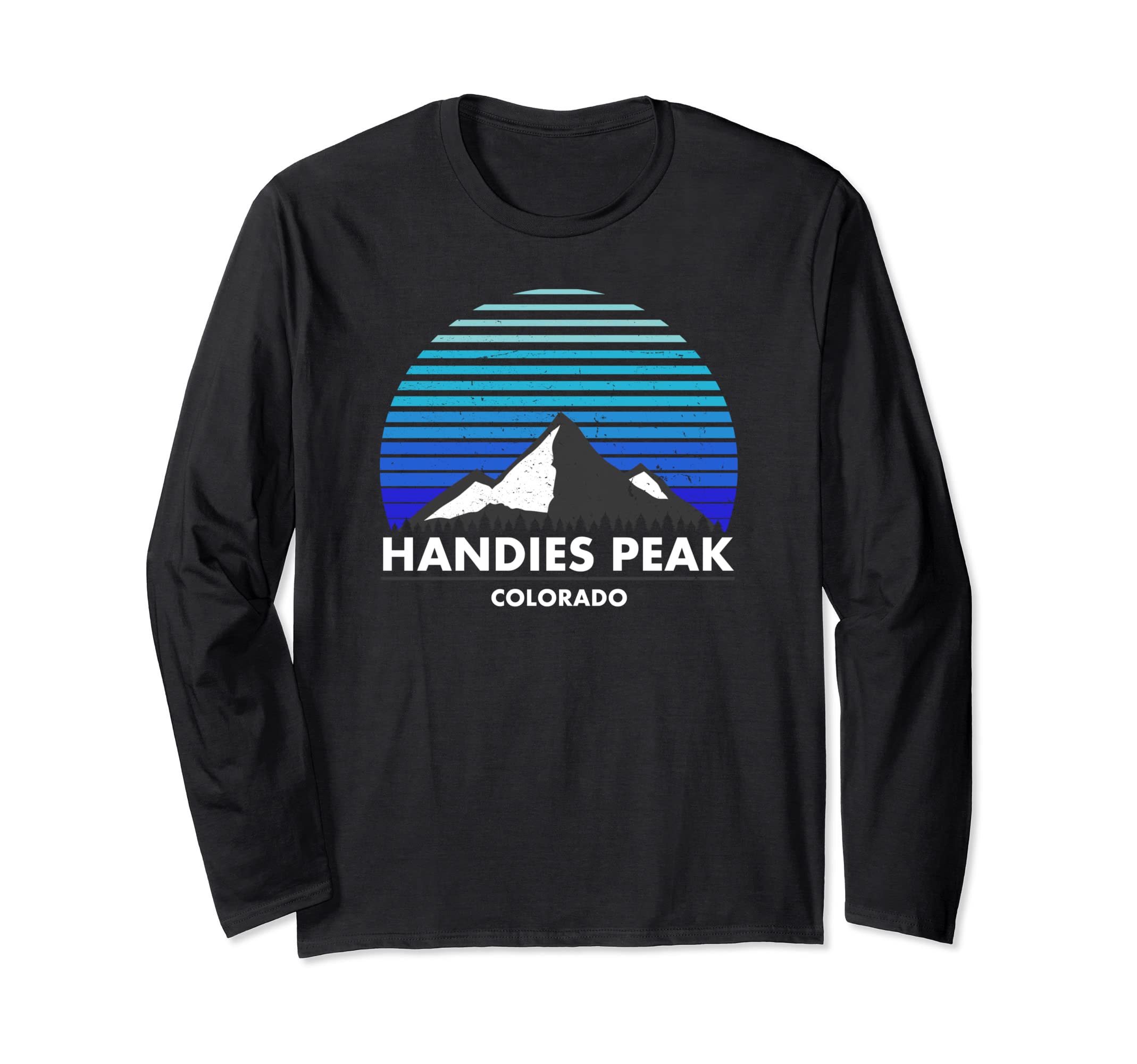 Handies Peak Fourteener (14er) - Colorado Bluebird Day Hike Long Sleeve T-Shirt