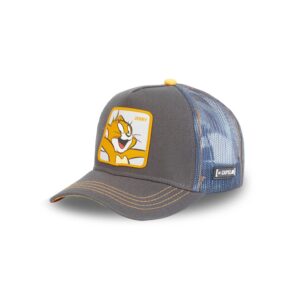 capslab jerry grey tom and jerry trucker cap - one-size