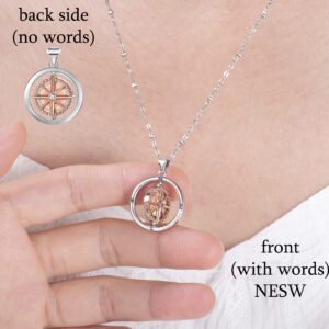 Shonyin Graduation Gifts for Her 2024, Compass Necklace College Masters Degree Cool high sch 8th 5th 6th Grade Senior middle sch Graduation Jewelry Gifts for Daughter Best Friend Niece