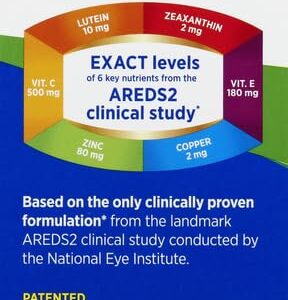 PreserVision AREDS 2 Eye Vitamin & Mineral Supplement, Contains Lutein, Vitamin C, Zeaxanthin, Zinc & Vitamin E, 130 Softgels (Packaging May Vary)