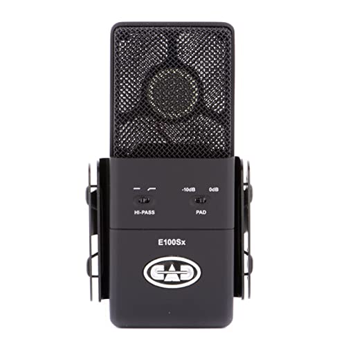 CAD Audio E100SX Large Diaphragm Supercardioid Condenser Microphone ,Black