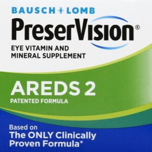 PreserVision AREDS 2 Eye Vitamin & Mineral Supplement, Contains Lutein, Vitamin C, Zeaxanthin, Zinc & Vitamin E, 130 Softgels (Packaging May Vary)