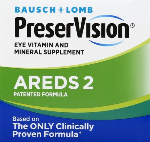 PreserVision AREDS 2 Eye Vitamin & Mineral Supplement, Contains Lutein, Vitamin C, Zeaxanthin, Zinc & Vitamin E, 130 Softgels (Packaging May Vary)