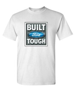 ford built tough trucks bronco classic f150 f1 - unisex t-shirt (xl, white)