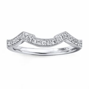 1 Carat (ctw) Bridal Set engagement rings for women 10K 14k 18K gold ring Platinum Plated Silver Princess moissanite rings - Y