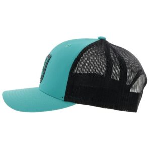 HOOEY Bronx Trucker Cap Black/Turquoise Patch