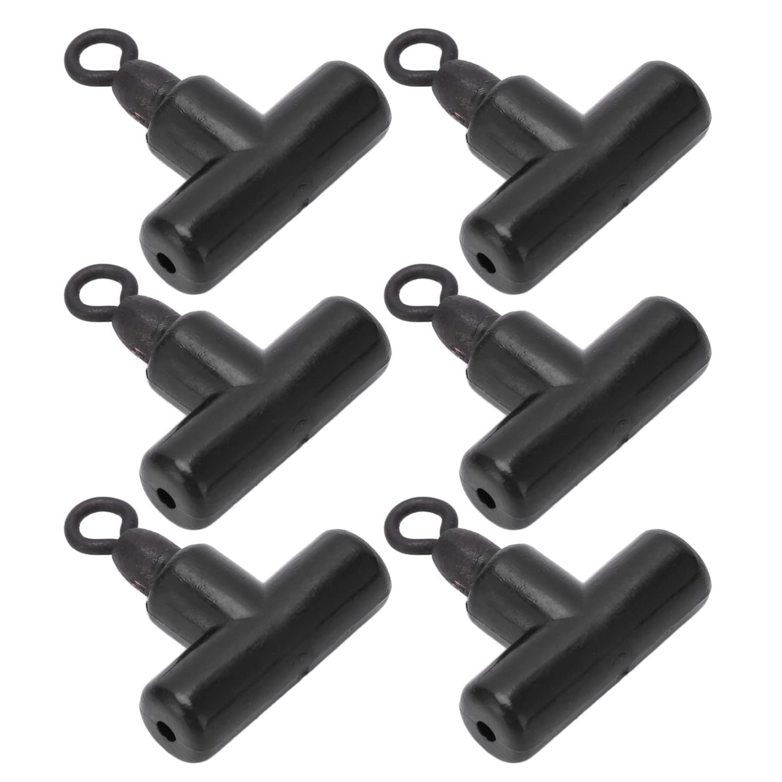 15pcs T Shape Sleeve Swivels T Shape 3 Way Swivel Connector Cross Line Fishing Tackle Accessory