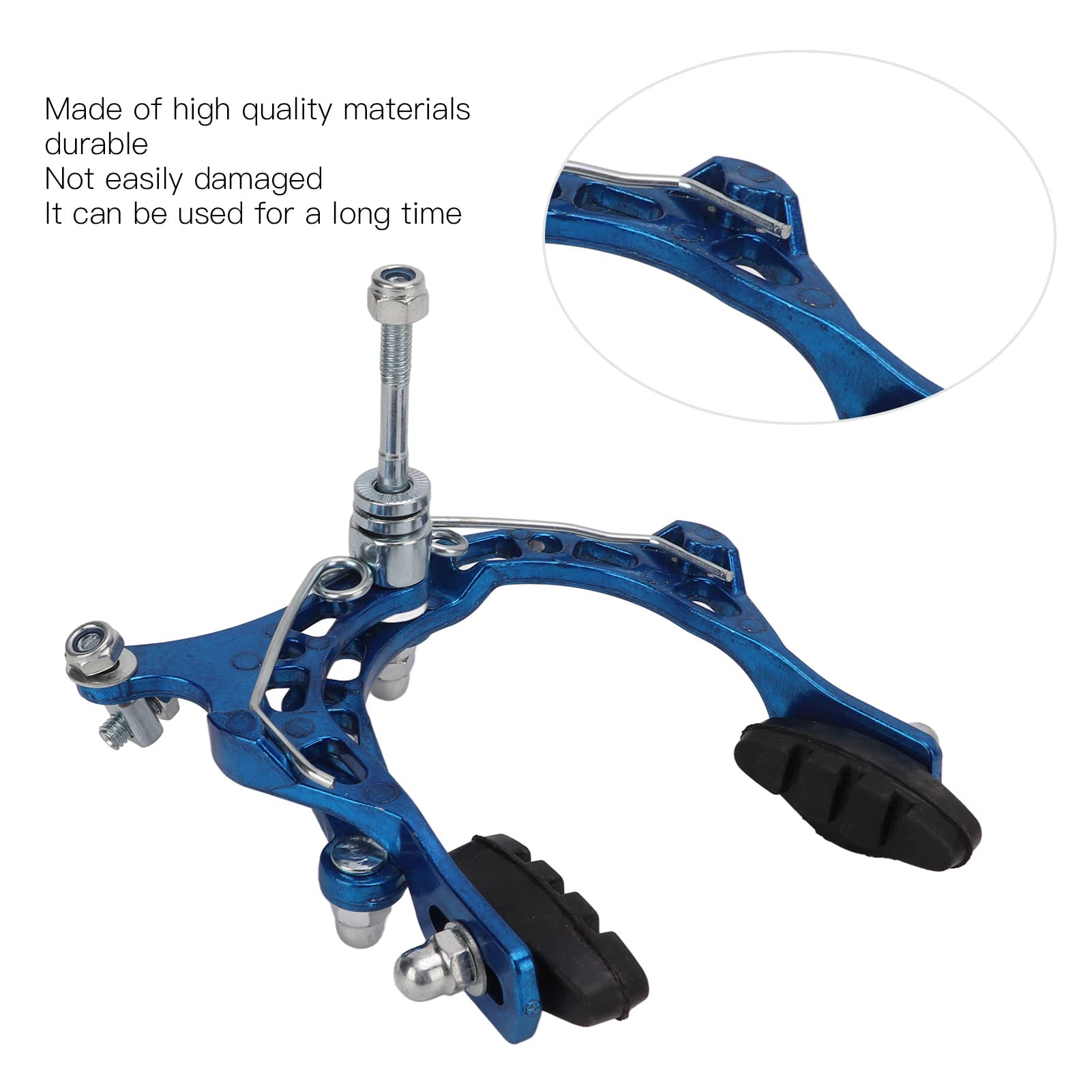 VBESTLIFE Bike Brake Caliper, C Shape Mechanical Brakes for Road Bike Mountain Bike(Blue)