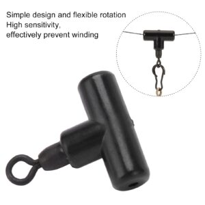 15pcs T Shape Sleeve Swivels T Shape 3 Way Swivel Connector Cross Line Fishing Tackle Accessory