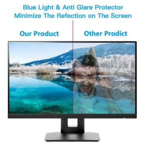 WLWLEO Anti Blue Light TV Screen Protector for 46-55 inch Display,Filtering Out Blue Light, Frosted Anti Glare Eye Protection Film Compatible with Sharp/Sony/Samsung/Hisense etc LCD Screen,49 inch