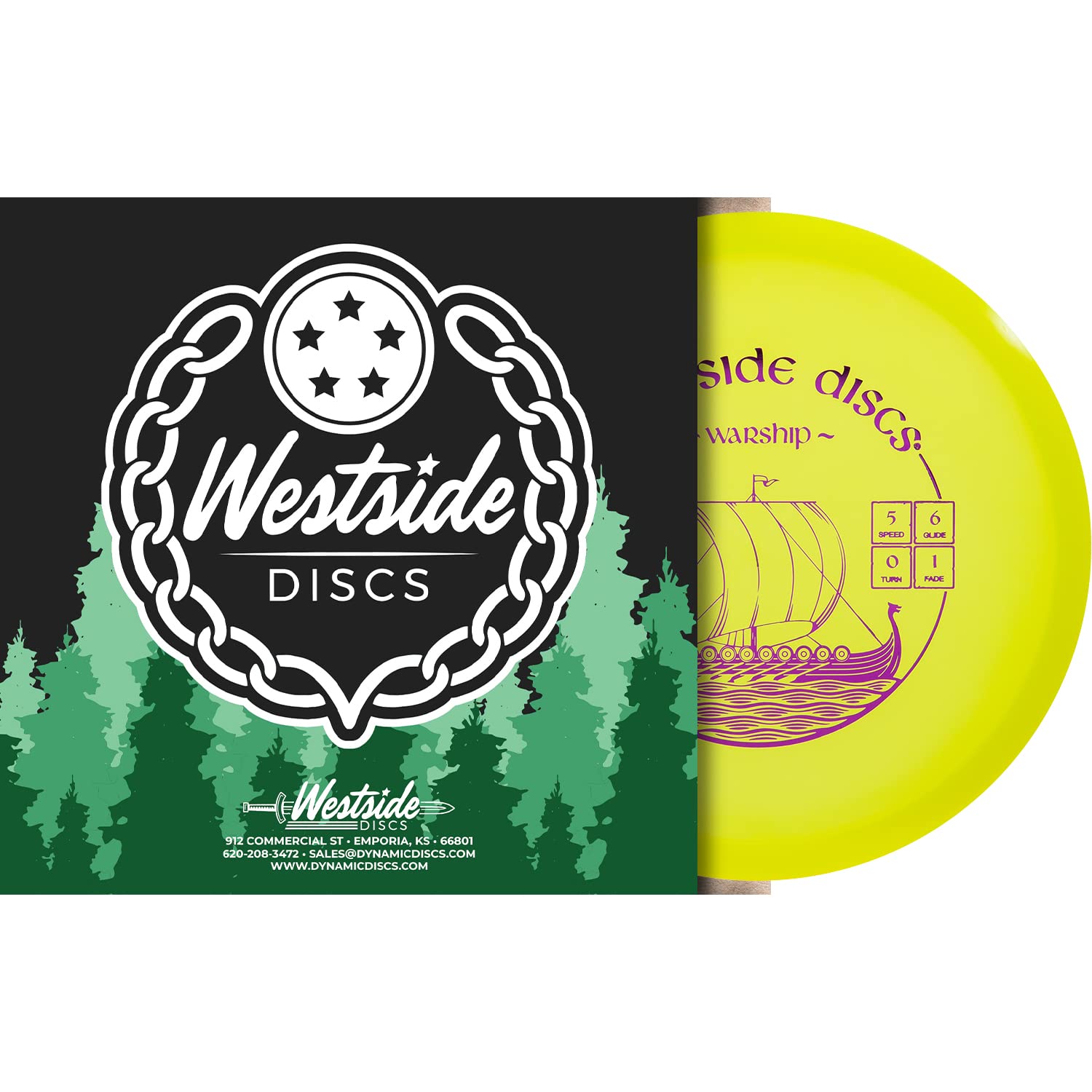 Westside Discs VIP Warship Disc Golf Midrange | Straight Flying Frisbee Golf Midrange | Controllable Golf Disc | Beginner Friendly Disc Golf Midrange | Stamp Colors Will Vary (White)