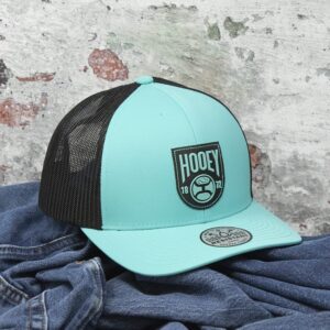 HOOEY Bronx Trucker Cap Black/Turquoise Patch