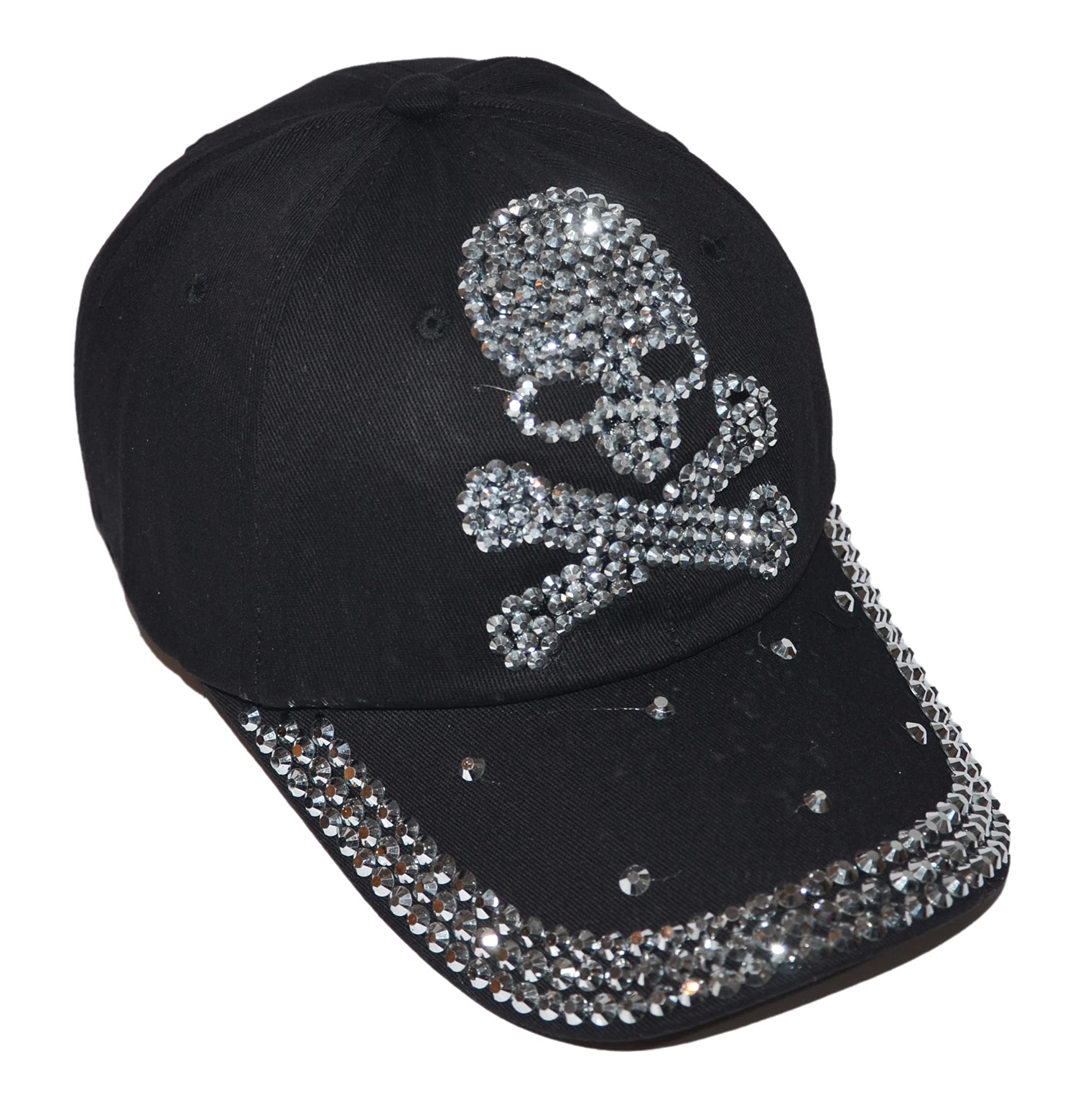 Popfizzy Skull Hats for Women, Skull Cap Women, Skull Baseball Cap, Skull Accessories Women, Skull Clothes Women, Skull Gifts