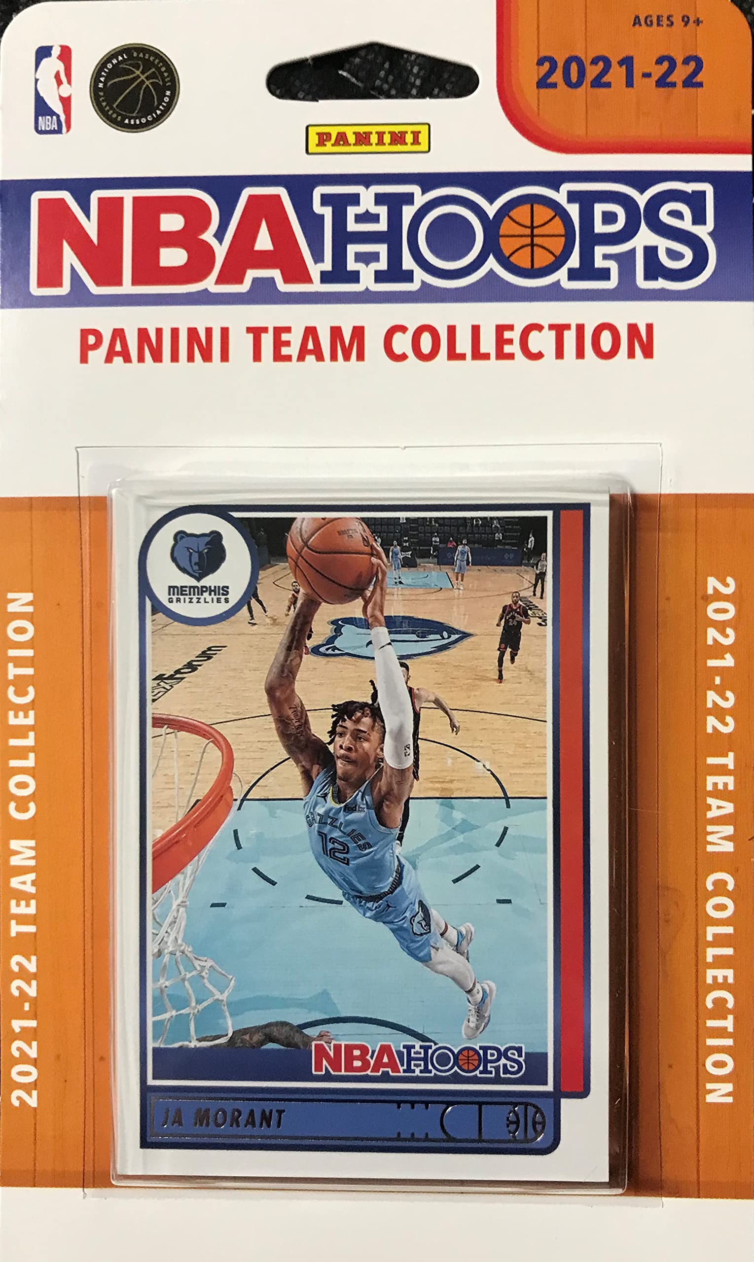 Memphis Grizzlies 2021 2022 Hoops Factory Sealed Team Set with Rookie Cards of Santi Aldama and Ziaire Williams