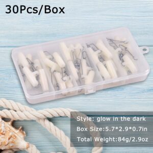 Fishing Line Sinker Slides with Duo Lock Snaps High Strength Sinker Slider Swivel Snap Saltwater Sinker Weights Connector Fishing Tackle Kit