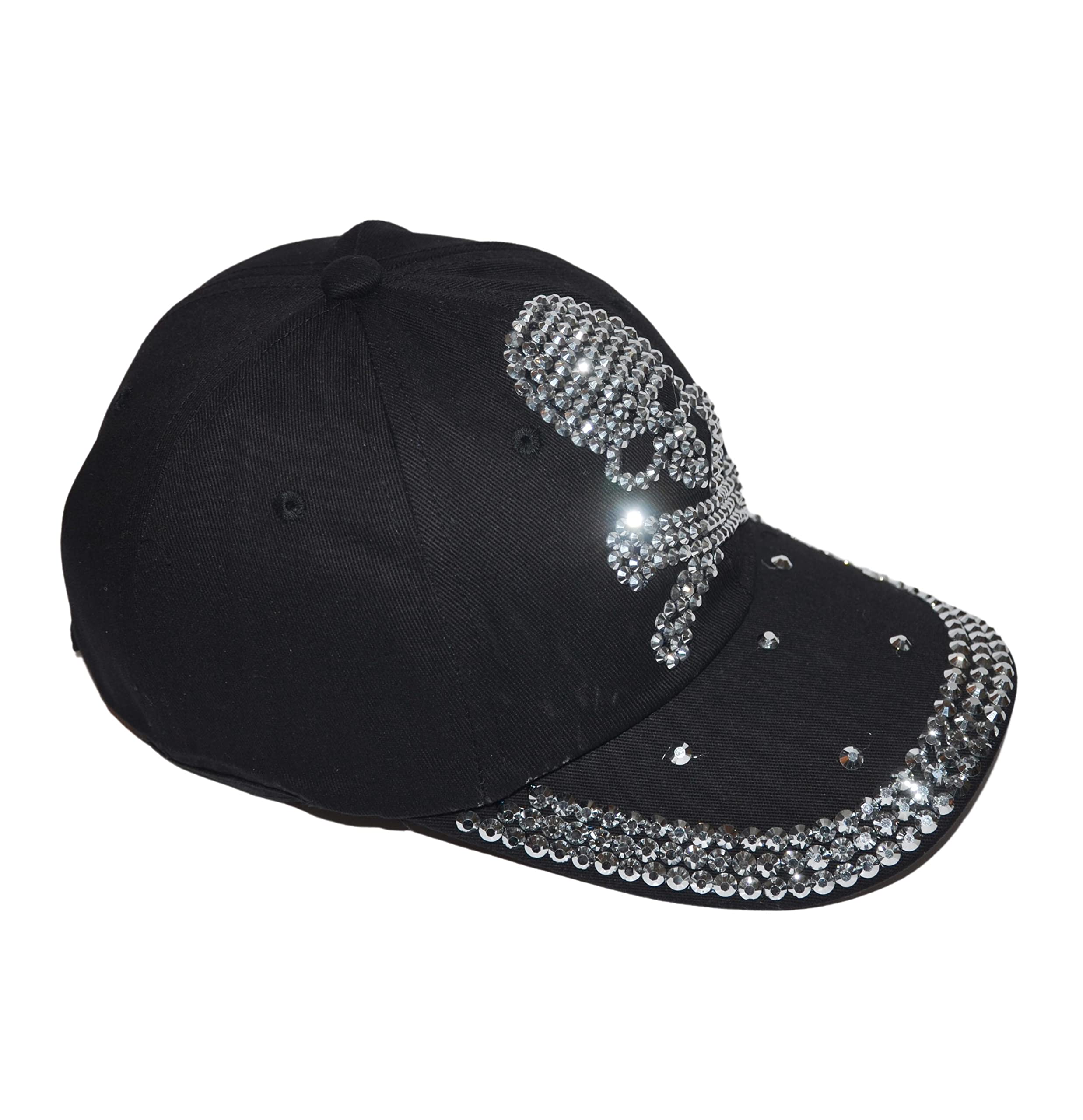 Popfizzy Skull Hats for Women, Skull Cap Women, Skull Baseball Cap, Skull Accessories Women, Skull Clothes Women, Skull Gifts