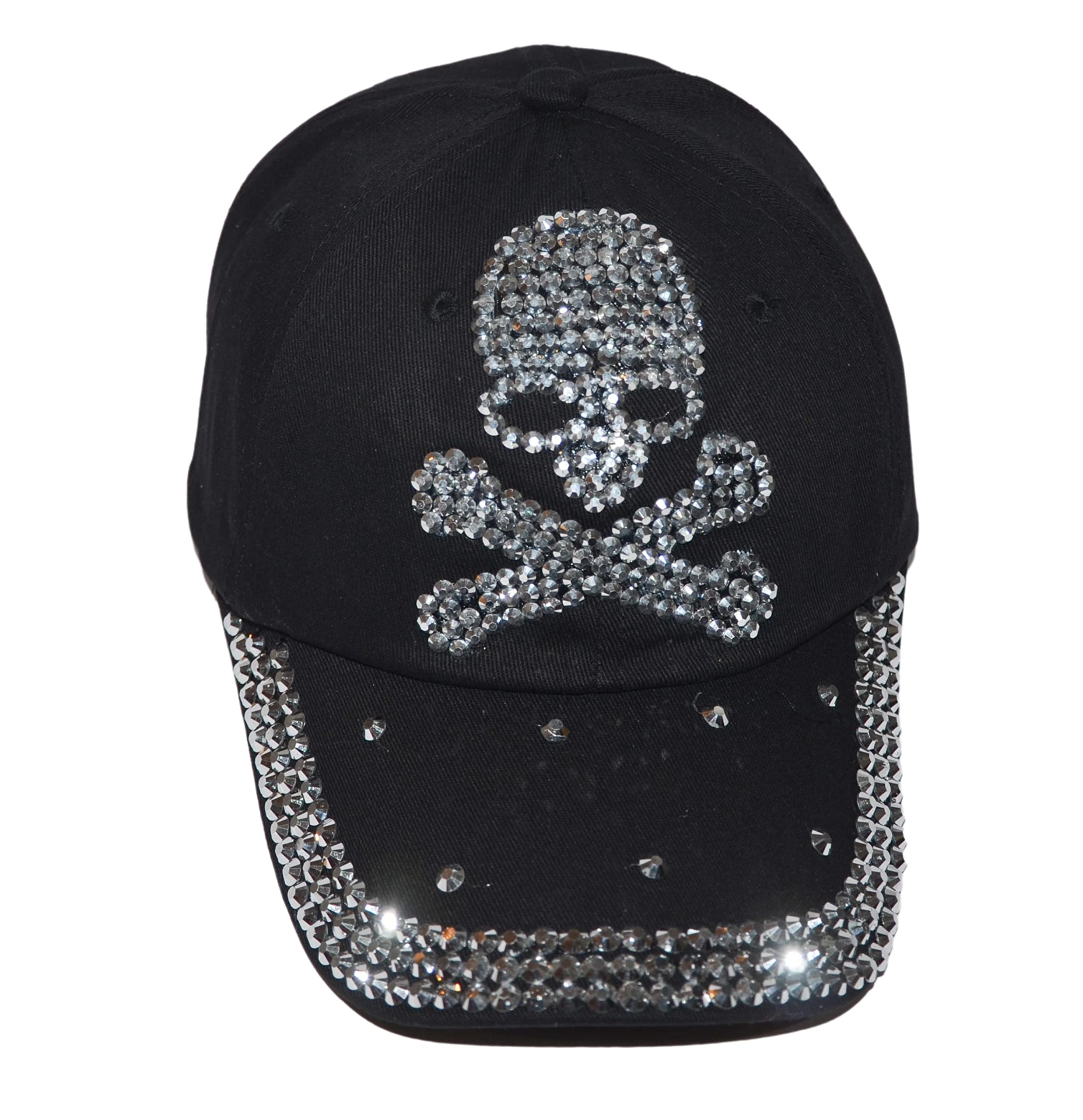 Popfizzy Skull Hats for Women, Skull Cap Women, Skull Baseball Cap, Skull Accessories Women, Skull Clothes Women, Skull Gifts