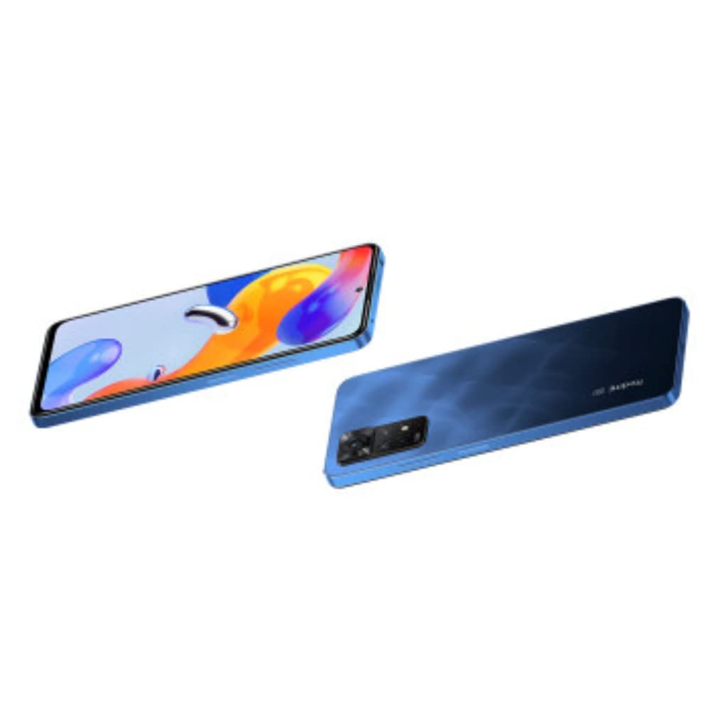 Xiaomi Redmi Note 11 Pro 5G + 4G Volte 128GB + 6GB Factory Unlocked 6.67" 108MP Camera Night Mode (Not Verizon Sprint Boost Cricket Metro At&T) + (w/Fast Car Charger Bundle) (Atlantic Blue)