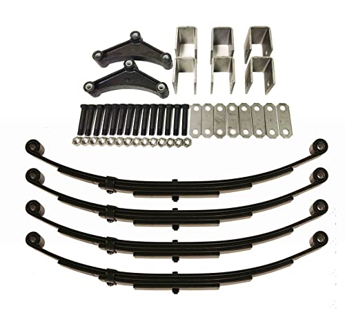 LIBRA 3500lb Tandem Trailer Axle Suspension Kit 1750lb Leaf Springs & Hanger Kit