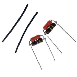 2-Pack Electric Guitar Volume Treble Bleed Circuit Kit SBE Guitar Cap Capacitor with Allen Bradley Resistance