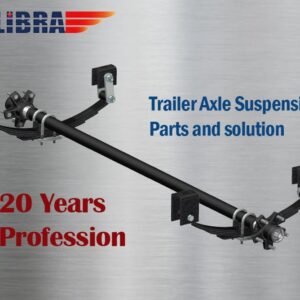 LIBRA 7000# 7k Tandem Trailer Axle Suspension Kit Leaf Spring/U-Bolt/Hanger Kit