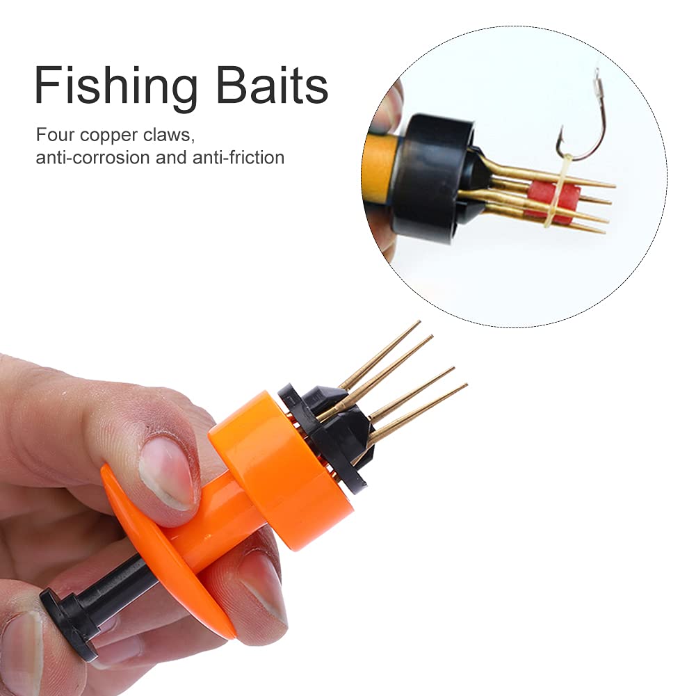 Astibym Pellet Bander Tool, Durable Copper Carp Fishing Accessories Fishing Line Clipper Carp Fishing Tackle for Carp for Outdoor for Fishing(Orange)