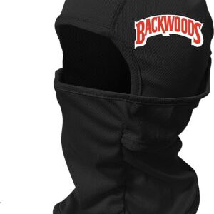 Backwoods Ski Mask Lettering Balaclava Cap Full Face Mask Cool Graphic Face Cover Snowboarding Cycling Unisex Balaclava (Black)