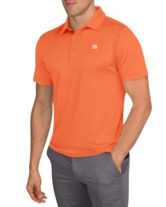 men’s untucked golf polo shirts - the perfect length, quick dry, 4-way stretch fabric. moisture wicking, upf 50+ protection