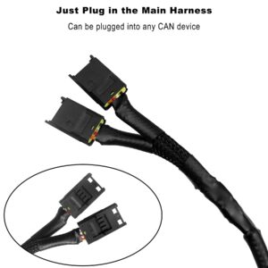 4 Wire Y-Splitter Cable Replace MA558-465 Fits for Holley Terminator X Sniper EFI System