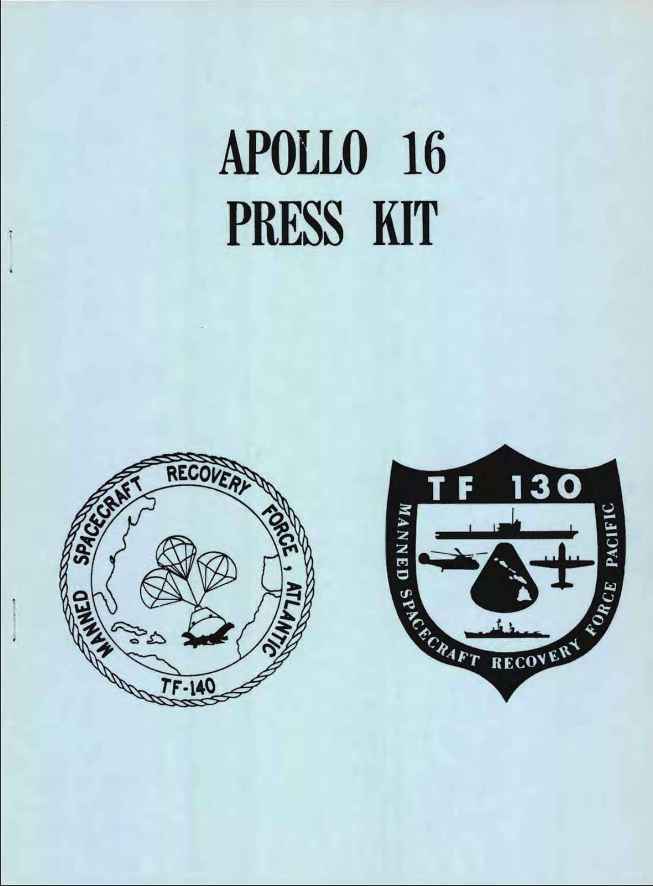 Apollo 16 Press Kit (January 1, 1972)