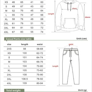 Asoiree Unisex Hoodie Sweatpant Set Tracksuit Men Women Sweatshirt Suit