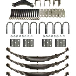 LIBRA 7000# 7k Tandem Trailer Axle Suspension Kit Leaf Spring/U-Bolt/Hanger Kit