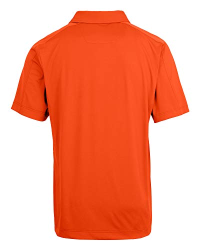 Cutter & Buck Prospect Textured Stretch Mens Big & Tall Polo, College Orange, XLT