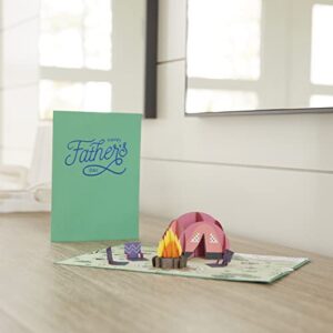 Lovepop Father’s Day Camping Trip Pop-Up Card – Father’s Day Card – Handcrafted 3D Pop-Up Greeting Card for Him – Father’s Day Love Card, 5 x 7”