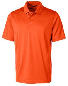 cutter & buck prospect textured stretch mens big & tall polo, college orange, xlt