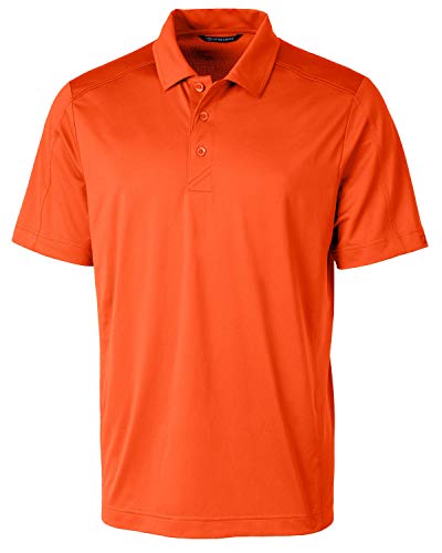 Cutter & Buck Prospect Textured Stretch Mens Big & Tall Polo, College Orange, XLT