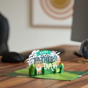 Lovepop Father’s Day Golf Pop-Up Card – Father’s Day Card – Handcrafted 3D Pop-Up Greeting Card for Him – Father’s Day Love Card, 5 x 7”