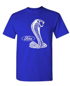 ford cobra shelby mustang gt performance classic - unisex t-shirt (2xl, royal)