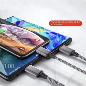 Pro USB 3in1 Multi Cable Compatible with Asus ZenFone 2 Laser (US) Data Universal Extra Strength for Fast Quick Charging Speeds! (Rose)