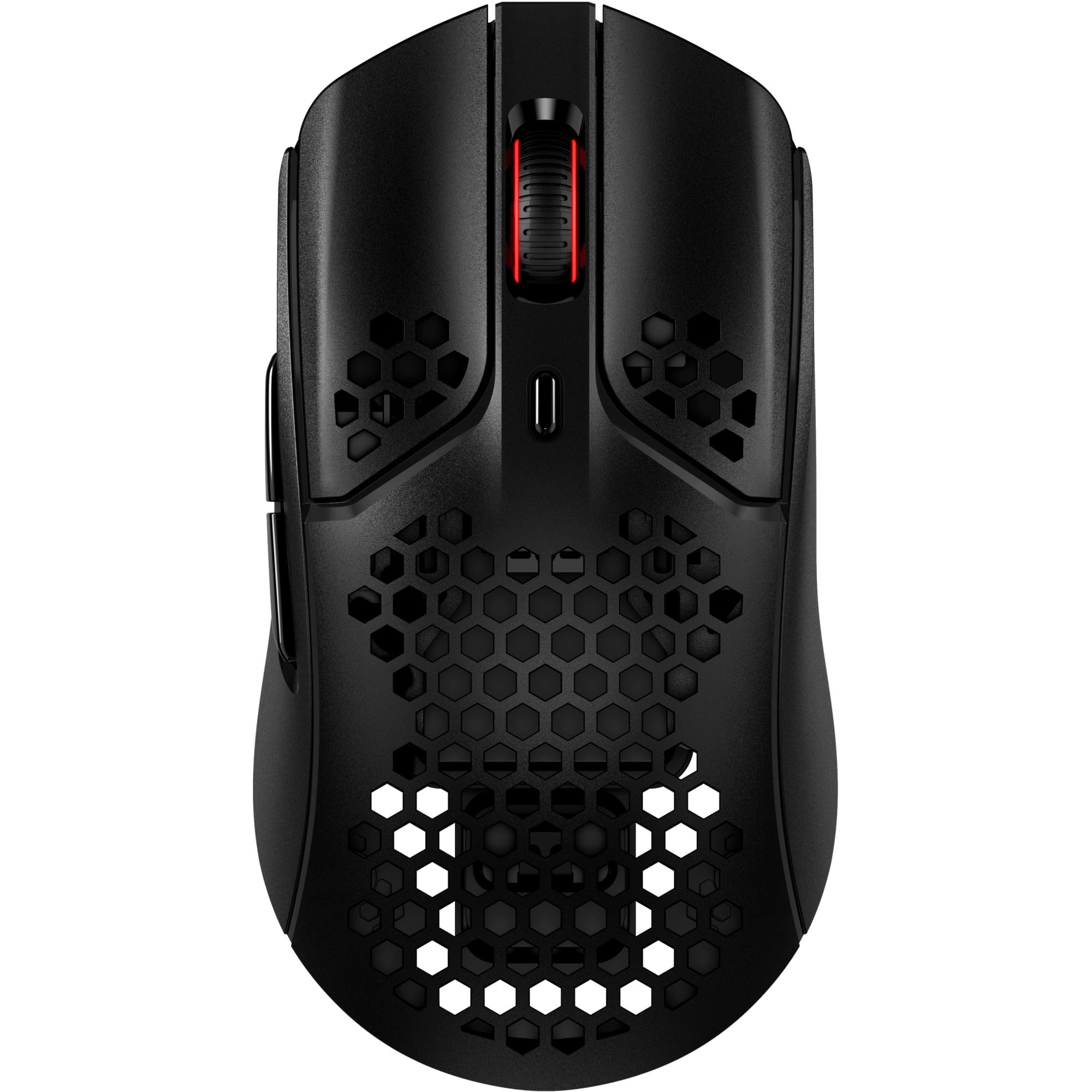 HyperX Pulsefire Haste – Wireless Gaming Mouse – Ultra Lightweight, 61g, 100 Hour Battery Life, 2.4Ghz Wireless, Honeycomb Shell, Hex Design, Up to 16000 DPI, 6 Programmable Buttons – Black, 4P5D7AA