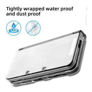 Xahpower New 3DS XL Protective Shell, Ultra Clear Crystal Transparent Hard Case for Nintendo New 3DS XL