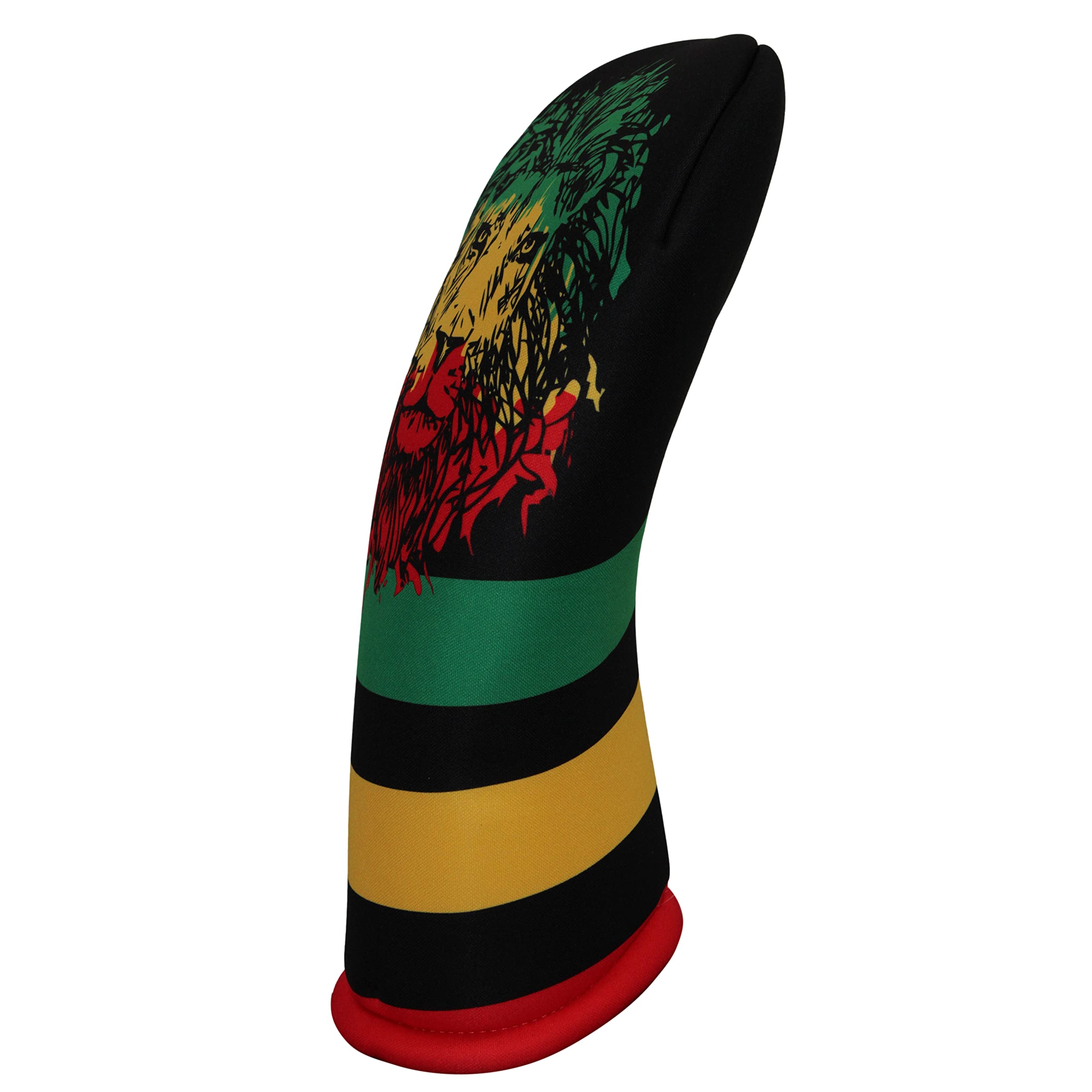 Rasta Lion Driver 460cc Club Headcover Handmade by BeeJos